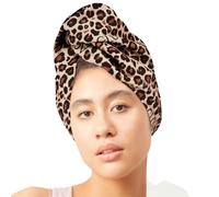 Glov Serviette Cheveux Microfibres Ultra-absorbante pour Séchage Rapide - Turban pour Cheveux Bouclés Anti-frisottis Prévient Casse et Emmêlements Taille Universelle Idéale pour Plopping Curl