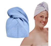 Glov Serviette Microfibre Cheveux Ultra Absorbante pour Séchage Rapide Anti-frisottis Idéale pour Cheveux Bouclés Bonnet Microfibre Accessoire