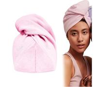 Glov Serviette Microfibre Cheveux Ultra-absorbante pour Séchage Rapide - Serviette pour Cheveux Bouclés Plopping Taille Universelle Prévient Frisottis et Casse Idéale pour Routine de Soin