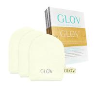 Glov Serviette Microfibre Visage-set de 3 Carrés Démaquillants Réutilisables Hypoallergéniques Écologiques pour Tous Types de Peau Nettoyage Doux et Efficace