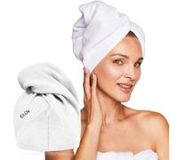 GLOV Serviettes Douces pour Cheveux bouclés - Séchage Rapide Tous Types de Sèche Vos en Un Rien de Temps, Conçue Les Femmes soucieuses de Leurs Microfibres Ultra-absorbantes, des Doux