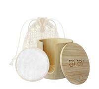Glov Set de Pads en Bambou Réutilisables pour Démaquillage et Soins du Visage Accessoires Écologiques Rangement Élégant Doux pour Peau Sensible
