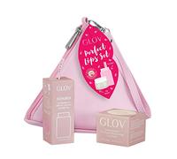 Glov Set Soins pour Les Lèvres: Baume Hydratant Exfoliant Lèvres Gercées Soin Nourrissant À la Mangue Hydratation Profonde Glov Scrubex et Baume