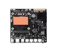 Glovary Carte mère N305 NAS 6 Bay 4 x i226V 2.5GbE LAN Mini-ITX, DDR5 16 Go RAM 128 Go NVMe SSD, 6 x SATA3.0, PCIe x1 Slot, HD, DP, TypeC, 17 x 17 cm, SPK/MIC