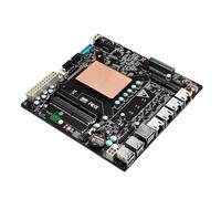 Glovary Carte mère NAS Dual Core i3-1115G4 Mini-ITX NAS 4 x i226V 2.5GbE LAN, Barebone DDR4, Support 6 x SATA3.0 6Gbps