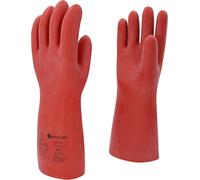 Glove for electricians with protective insulation, size 12, red