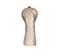 Glove It Couvre-tête en bois de parcours matelassé doré | Fabriqué à la main résistant à la décoloration | Cadran réglable 3 5 7 9 | Ajustement universel | Résistant à l'eau | Doublure en peluche