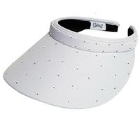 Glove It Femme White Bling Slide On Visor Visière, WHITE BLING SLIDE ON, Taille Unique EU