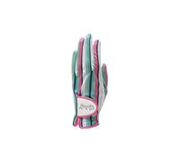 Glove It Ladies Golf Glove - Lightweight and Soft Cabretta Leather Golf Glove for Womens, Features UV Protection, Coastal Prep, Medium, Left