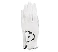 Glove It Ladies Golf Glove - Lightweight and Soft Cabretta Leather Golf Glove for Womens, Features UV Protection - Black Forest (Left)