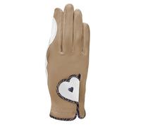 Glove It Ladies Golf Glove - Lightweight and Soft Cabretta Leather Golf Glove for Womens, Features UV Protection - Golden Era (Right)