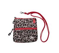 Glove It Sac de Golf Triple Zip pour Femmes, Tissu Résistant et Stylé avec Trois Compartiments pour Tés, Cartes de Score et Objets Personnels pour Golfeuses Actives - Léopard - Taille Unique