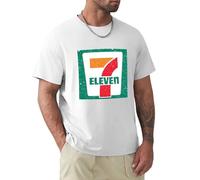 Glove Spa Men's T-Shirt Feel Soft 7 Eleven Comfortable Fabrics to accompany You All Summer White S