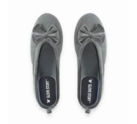 GLOVE STORY Chaussons Ballerines d’Intérieur Femme en Velours avec Semelle et Nœud Orné de Strass Brillants - Matière Élégante, Douce et Confortable - Chaussons Femme Chic - Fabrication Artisanale