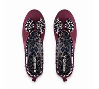 GLOVE STORY Chaussons Femme en Velours - Faits Main - Pantoufles Hiver Ultra Douces et Chaudes avec Semelle en Cuir, Confort Premium l’Intérieur - Fabriqués Artisanalement