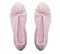 GLOVE STORY Chaussons Femme en Velours - Faits Main - Pantoufles Hiver Ultra Douces et Chaudes avec Semelle en Cuir, Confort Premium l’Intérieur - Fabriqués Artisanalement