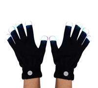 Gloves With Lights -Light Up Gloves 22x12 Cm 200 G | Warm Mittens,Flashing Finger Lighting Glove For Halloween Costume, Easter, Christmas, Parties, Concerts And Festival Fun, A, Se référer à la