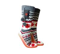 Glovii Chaussons chauffants avec chaussettes, taille : 36-43