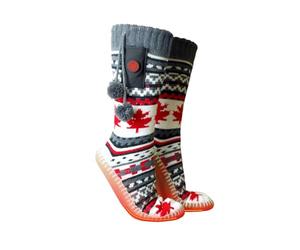 Glovii Chaussons chauffants avec chaussettes, taille : 36-43