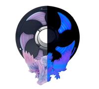 Glow 3D Printing Filament | Rainbow Color Gradtion Luminous Pla Filament 1 kg de bobine, matériau fort fort pour des impressions 3D vibrantes, artisanat de bricolage, projets créatifs, design