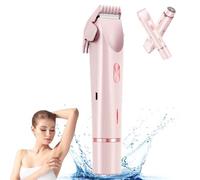 Glow Aura Rasoir Silkglide Pro, rasoir Glow Aura à double tête, tondeuse électrique étanche pour bikini pour femme (1 pièce)