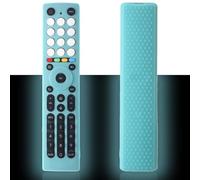 Glow Blue Coque pour télécommande Hisense EN2Q36H, housse en silicone compatible avec les contrôleurs EN2V36H, lavable, antidérapante, douce pour la peau
