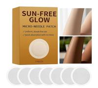 Glow Booster Appliques - Bandes accélératrices bronzantes rapides, lot de 7 pièces avec libération du temps, nutriments organiques, amplificateur de tonalité sans traces, pour l'extérieur, la plage