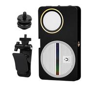 Glow Clip LED - Lumière magnétique pour selfie pour photos de beauté | Construction fine et légère avec recharge USB, outil d'éclairage portable pour téléphone pour vlogging, voyage et streaming