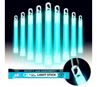Glow Fever Bâtons fluorescents en vrac, bâtons lumineux militaires de sécurité d'urgence de 15,2 cm, lumineux ultra lumineux avec 8 heures de durée pour randonnée, fête, camping, occultation, abri