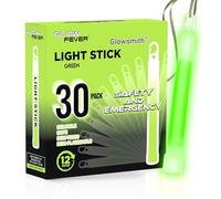 Glow Fever Bâtons fluorescents en vrac, bâtons lumineux militaires de sécurité d'urgence de 15,2 cm, lumineux ultra lumineux avec 12 heures de durée pour randonnée, fête, camping, occultation, abri