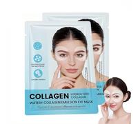Glow Haven Collagen et Peptides patch yeux coréen,contour des yeux coréen,anti-poches,rides,Masque hydratant pour le contour des yeux,pour poches et peau fatiguée,facile à transporter (2PC)