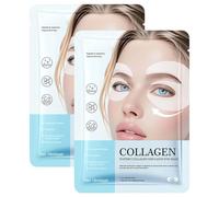 Glow Haven Eye Mask, Eye Patches for Puffy Eyes and Dark Circles, Eye Mask with Bio-Collagen, Peptide Complex & Vitamin C, Korean Hydrogel Masks for Puffiness (1)
