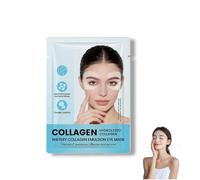 Glow Haven Eye Mask,Glow Haven Masque Pour Les Yeux à émulsion Aqueuse De Collagène Anti Cernes,Patchs Yeux pour Cernes Skincare Coréen,Anti-Poches & Rides Masque Contour des Yeux Vitamin C (1Pairs)