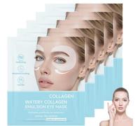 Glow Haven Patch Yeux Anti Cernes,Glow Haven Eye Mask,Patchs Yeux Pour Cernes Skincare Coréen,Anti-Poches & Rides Masque Contour Des Yeux avec Bio-Collagène,Complexe Peptidique Et Vitamine C (5Pairs)