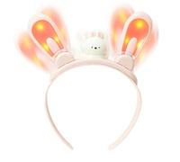 Glow Headbands, Light Up Bunny Ears, Bright LED Hair Accessory, 9.06x1.57x10.75 Inches, Fun Costume Decoration Piece, for Festival Outfits, Kids, Girls, Party Favors, Events, Celebrations, Dress-Up