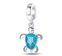 Glow In Dark Mother Daughter Cat Love Heart Unicorn Lucky Ocean Fish Evil Eye Turtle Charm Bead Pendant 925 Sterling Silver Compatible With Pandora Charm Moments Bracelet