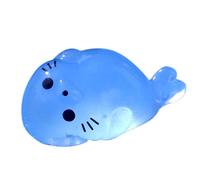 Glow in the Dark Animals - Resin Animal | Animaux marins | Figures de sceau pour Doll House | Petits petits sceaux | Figurines de soulagement de stress mignon de phoque pour Doll House & Aquarium, Fav