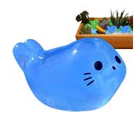 Glow in The Dark Animals | Seal Figures for Doll House - Exquisite Cute Resin Theme Party Favors Supplies Decoration, Easter Stuffer, 0.75x0.75x0.43 inches