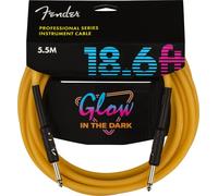 »GLOW IN THE DARK - CABLE« Câble pour instruments - 5.5m - Couleur: Bleu