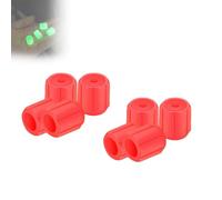 Glow-in-The-Dark Car Tire Valve Cap Set, Accessories for Safe Night Driving for Car Truck SUV Motorcycles Bike, Easy-to-Install (8pcs-B)