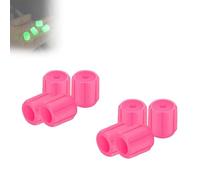 Glow-in-The-Dark Car Tire Valve Cap Set, Accessories for Safe Night Driving for Car Truck SUV Motorcycles Bike, Easy-to-Install (8pcs-C)