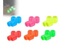 Glow-in-The-Dark Car Tire Valve Cap Set, Accessories for Safe Night Driving for Car Truck SUV Motorcycles Bike, Easy-to-Install (24PCS)