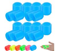 Glow-in-The-Dark Car Tire Valve Cap Set, Fluorescent Valve Caps, Waterproof Luminous Car Tire Valves Caps, Easy to Install No Tool Required for Vehicle Bikes (Blue,50pcs)