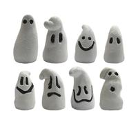 Glow in The Dark Ghost Figurines | Luminous Mini Resin Cute Miniature Ghost