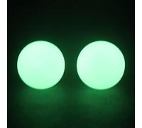 Glow in The Dark Ice Hockey Puck - PVC 8x8x5cm | 2Pcs Light Up Sports Puck Balls | Glowing Hockey Training and Party Supplies for Practice Game Play