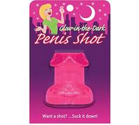 Glow in the Dark Penis Shot Glass - Pink