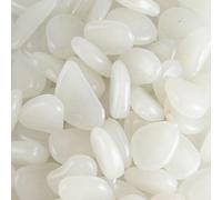 Glow in the Dark Rocks 300 pièces 0, 87 pouces pierres lumineuses artificielles de longue durée bricolage roches lumineuses en résine décorative pour aquarium bonsaï jardin blanc dans le, en pier