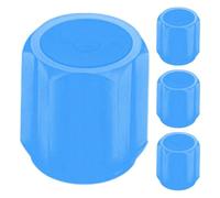 Glow in The Dark Valve Stem Caps | 4 Pack, Rubber, Green/Blue Luminous | No Battery, Night Safe, Waterproof | Car Truck Motorcycle Bicycle Tire Accessory for Men