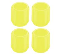 Glow in The Dark Valve Stem Caps | 4 Pack, Rubber, Green/Blue Luminous | No Battery, Night Safe, Waterproof | Car Truck Motorcycle Bicycle Tire Accessory for Men