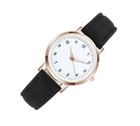 Glow In The Dark Watches - Fashionable Casual Wristwatch | Leather Alloy Build, Luminous Function, Strap 22.5cm Length, 1.6cm Width, Case 3.25cm Diameter, 0.8cm Thickness, Timekeeping Accessory